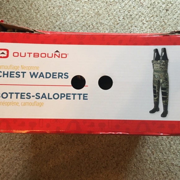 NEW neoprene chest waders / boots combo camo size 11 boots 42” chest insulated - Picture 3 of 6